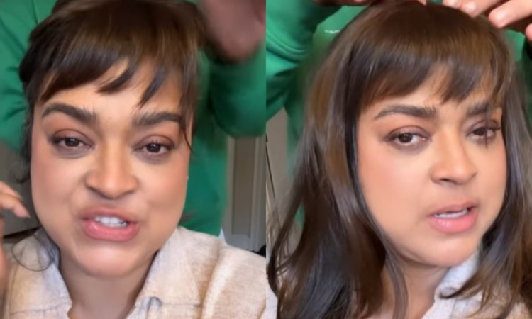 Preta Gil com peruca
